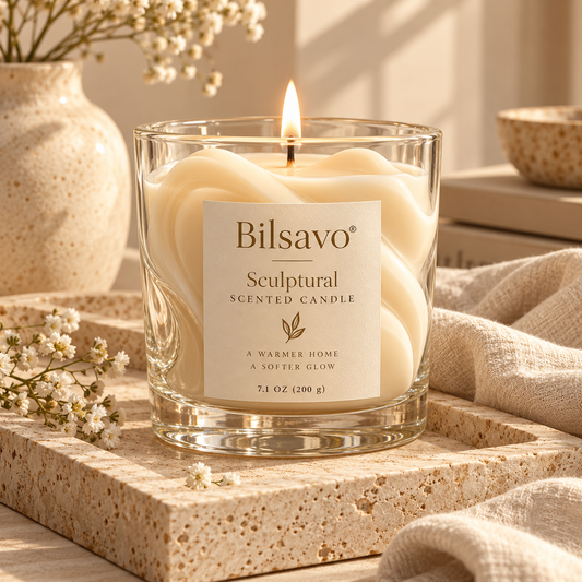 Bilsavo® Sculptural Scented Candle