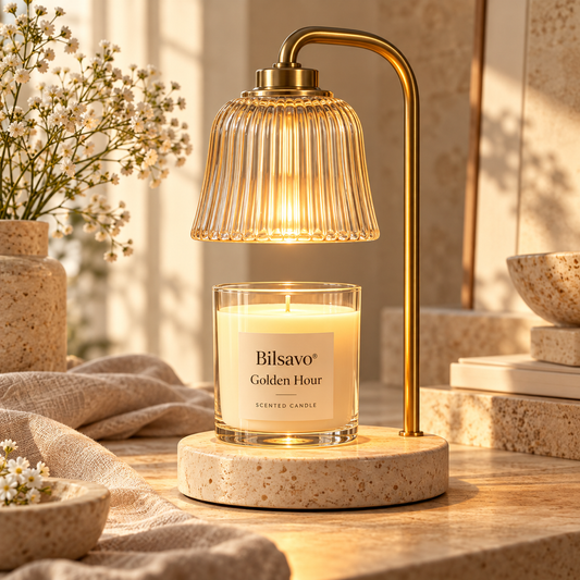 Bilsavo® Golden Hour Candle Warmer