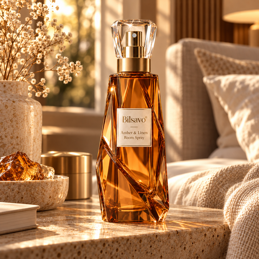 Bilsavo® Amber & Linen Room Spray